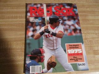 1985 Red Sox Official Yearbook