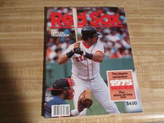 1985 Red Sox Official Yearbook 2