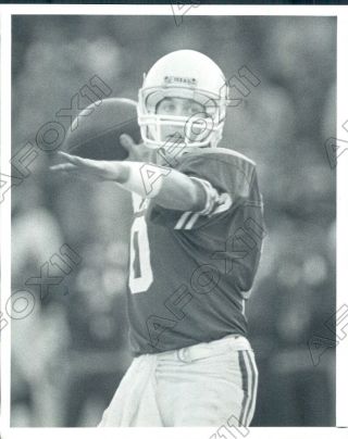 1987 Texas Longhorn Football Player Quarterback Bret Stafford