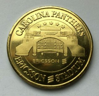1996 Carolina Panthers Ericsson Stadium Inaugural Game Coin