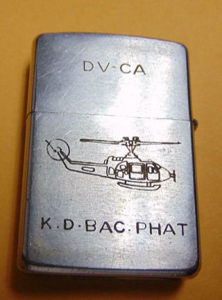 1968 Vietnam War Zippo Lighter DV - CA K.  D.  BAC PHAT 3