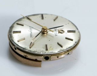 Omega 671 24j Vintage automatic watch movement and face only 3