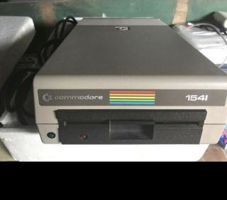Commodore 1541 Single Floppy Disk Drive For The C64 W/