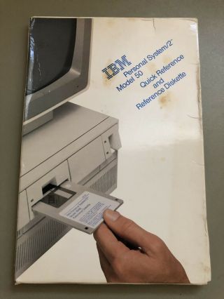 Vintage Ibm Ps/2 Model 50 Reference Disk