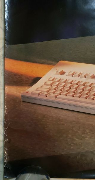 Vintage 1989 Macintosh IIcx Apple Computer Business Culture Poster 2