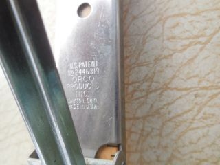 Vintage skirt hem marker measurer 20 in.  pin or chalk Orco patent 1960 ' s 3