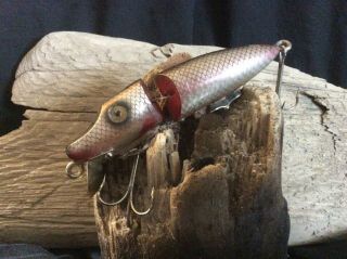 Vintage Lucky Strike Jointed Submarine Lure in Dace Colour Tough to Find 2