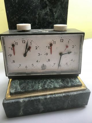 Old Vintage Bohemia West German Chess Time Clock - (bt)