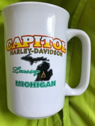 Harley - Davidson Mug Coffee Cup Lansing Michigan Capital Harley
