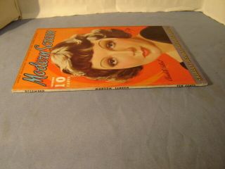 Vintage 1935 Modern Screen Claudette Colbert Cover By Earl Christy 2
