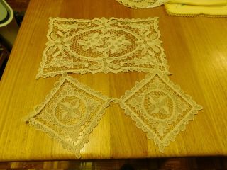 Vintage Point Lace Table Runner Tray Cover Centrepiece,  2 Smaller