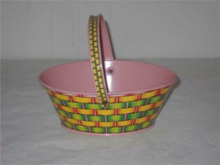 Vintage Chein Tin Easter Basket