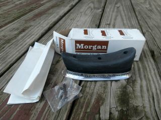 Vintage Morgan Adjustable Recoil Pad Shot Gun Or Rifle No.  4 Curved Usa W/box