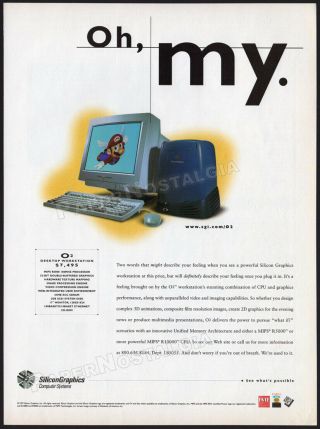 Silicon Graphics Inc - O2 Desktop Workstation_original 1997 Print Ad Promo_sgi