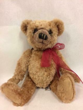 Rare Vintage Victorian Trading Co Wadsworth Teddy Bear Name Tag Growler Jointed