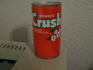 Vintage Orange Crush Soda Pop Metal Can 12 Fl Oz.  Pull Tab -