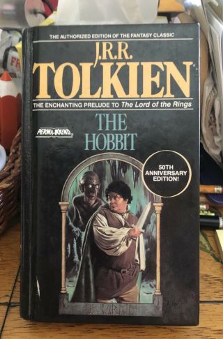 Perma - Bound The Hobbit Jrr Tolkien 50th Anniversary Edition Hc Library Binding