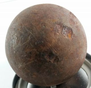 Antique Cannon Ball 8 Lb Military Civil War Revolutionary ? Shot Put,  Round Shot