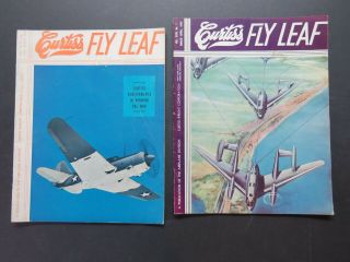 2 1942/43 Curtiss Wright Corporation Fly Leaf Publications : P - 40 C - 46