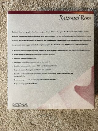 Rational Rose 3.  0 IBM Graphical Engineering Software Vintage Computer C, 2