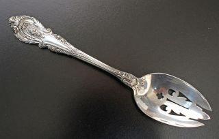 Wallace Sterling Sir Christopher Vegetable Serving Spoon