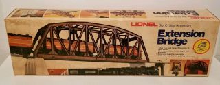 Vintage Train Lionel 6 - 2122 O Scale Extension Bridge With 2 Piers 24 " Long