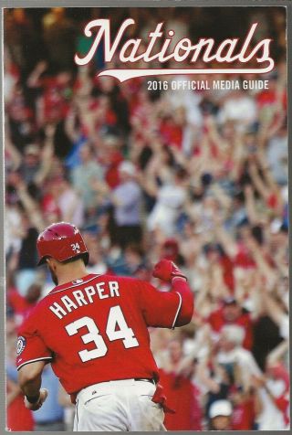 2016 Washington Nationals Baseball Media Guide