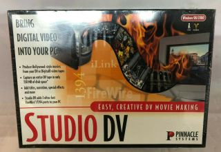 Vtg Computing Pinnacle Studio Dv Pro Editing Pci Card For Windows 98