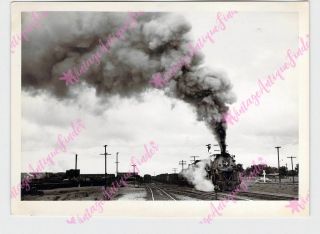 Vintage 5 " X7 " Photo Train Kcs Kansas City Southern Railway Railroad 906