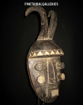 Fine Tribal Galleries - Unique Grebo Mask 0187 - Liberia - C1930