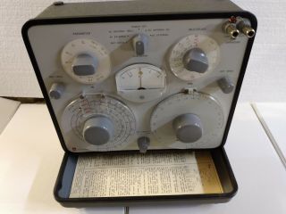 Vintage General Radio Co.  Type 1650 - B Portable Impedance Bridge Genrad Unit Usa