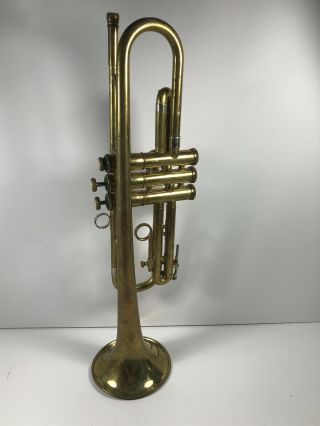 Antique Brass Trumpet Damage Repair Parts Barn Find Olds Ambassador Fullerton Ca