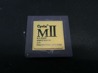 Cyrix Mii 333gp 83mhz 1995 - 1998