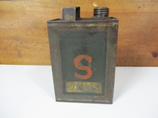 Singer Sewing Machine Oil Tin One Quart Rare Antique Can Early 1900’s