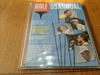Vintage Golf Digest 1965 Annual / Arnold Palmer - Tony Lema - Mickey Wright Cover