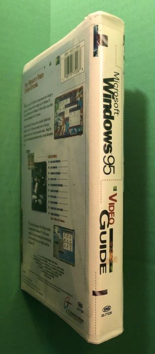 VTG Microsoft Windows 95 Video Guide VHS Friends Jennifer Aniston Matthew Perry 3