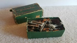 Vintage Box Of Singer Sewing Machine Accessories Attachments
