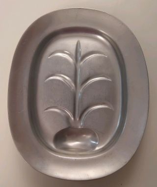 Vintage Wilton Pewter Well And Tree 14 " Meat Turkey Serving Tray Platter