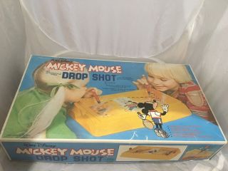 Mickey Mouse Magnetic Drop Shot Tennis Game Vintage Walt Disney Durham 1978 Ec