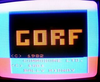 Commodore VIC - 20: GORF Cartridge - - VIC - 1923 - Arcade game 2