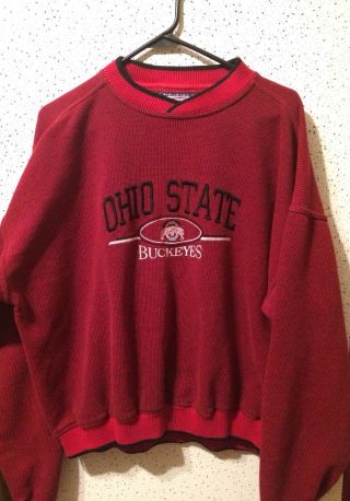 Vintage Ohio State Buckeyes Logo Athletic Sweatshirt Adult Xl