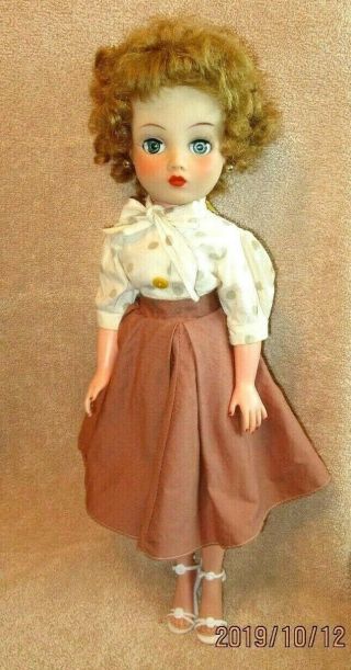 Vintage 18 " Horsman Cindy Fashion Doll Outfit Vg Revlon Era