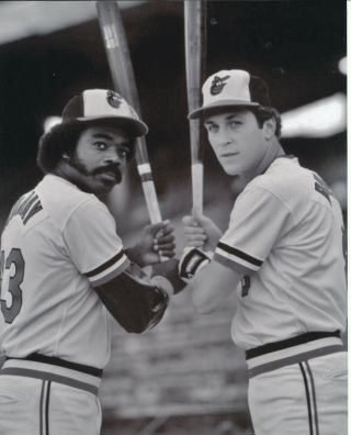 Cal Ripken Jr.  And Eddie Murray 8x10 Photo Baltimore Orioles