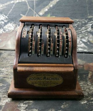 Antique Vtg Kel - San Adding Machine Dayton Ohio Usa Abacus 1,  663,  726 Kel San