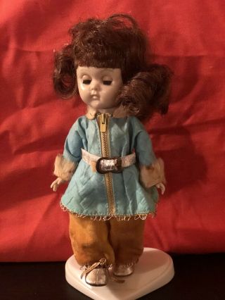 Vintage Vogue Ginny Doll.  Medford Tagged Clothes.  (doll And Outfit)