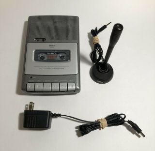 Vintage Rca Rp3503 - B Personal Portable Cassette Tape Recorder Player W/ Mic Test