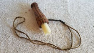 Vintage Al Downs Duck Call With Lanyard
