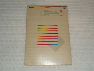 Vintage 1982 Apple Ii Introduction To Apple Iie Computer Diskware Floppy Disk