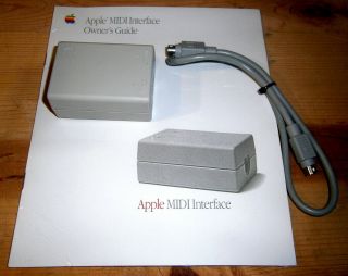 Apple Midi Interface - With Owners Guide And Cable - 1987 - A9m0103 -