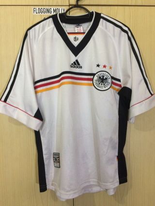 Adidas Germany World Cup 1998 Home Football Soccer Jersey Shirt M Vtg Trikot